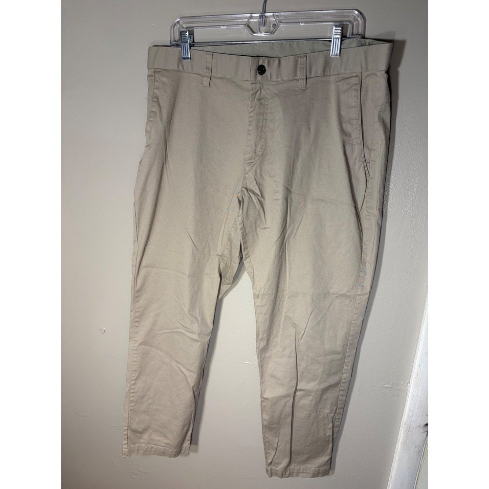 Fabletics Mens Go-To 5-Pocket Chino Pants Khaki Tan 36x30 PT2354910-6470-36030